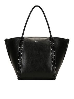 Alaïa Black Medium Le Hinge Leather Tote